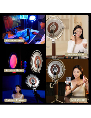 Harlowe Sol 40W Panel LED Bi-Color 24cm con Control Remoto