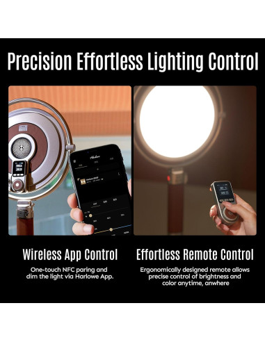 Harlowe Sol 40W Panel LED Bi-Color 24cm con Control Remoto