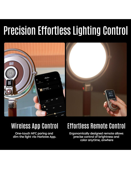 Harlowe Sol 40W Panel LED Bi-Color 24cm con Control Remoto