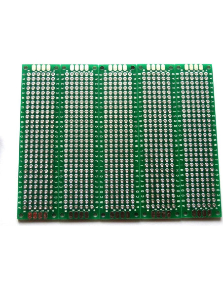 Placa de Prototipo PCB Doble Cara Penta Angel 2x8cm 10pcs Placa de Prototipo PCB Doble Cara Penta Angel 2x8cm 10pcs