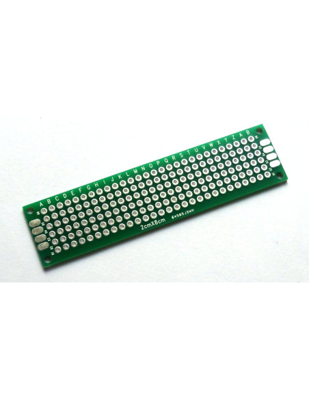 Placa de Prototipo PCB Doble Cara Penta Angel 2x8cm 10pcs Placa de Prototipo PCB Doble Cara Penta Angel 2x8cm 10pcs