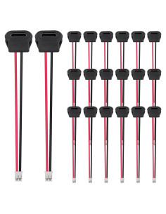 20 Conectores Hembra Tipo-C Impermeables 3A Coliao