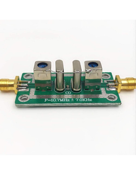 Filtro de paso de banda Taidacent 10.7MHz +/-7KHz 24x47mm