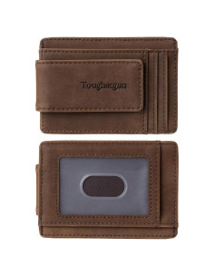 Billetera Minimalista Toughergun de Cuero con Bloqueo RFID