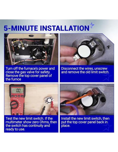 Interruptor de Límite BlueStars L210-20F -40C a 82.2C