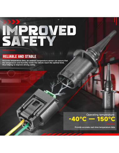 Sensor de Temperatura Ambiental Compatible Mercedes Benz 0075421318