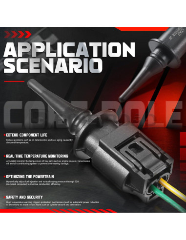 Sensor de Temperatura Ambiental Compatible Mercedes Benz 0075421318