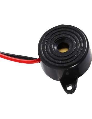 Zumbador Electrónico Piezoeléctrico Garosa 12V 23mm 85-95dB