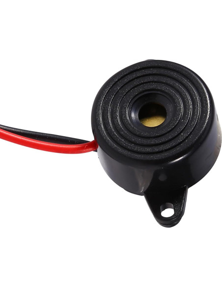 Zumbador Electrónico Piezoeléctrico Garosa 12V 23mm 85-95dB
