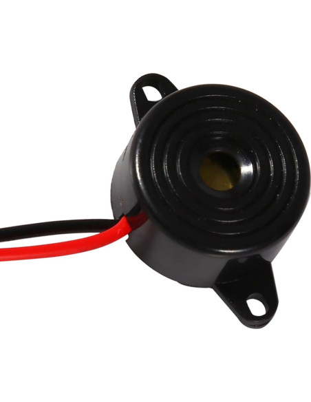 Zumbador Electrónico Piezoeléctrico Garosa 12V 23mm 85-95dB