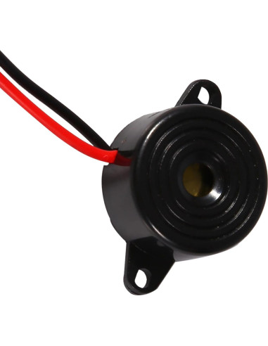 Zumbador Electrónico Piezoeléctrico Garosa 12V 23mm 85-95dB