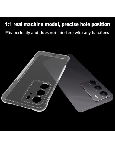 Funda TPU Transparente USTIYA para Realme C75 - Protección Militar