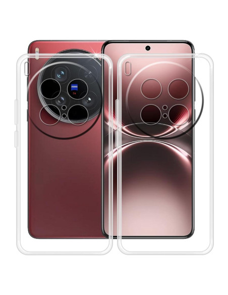 Funda TPU Transparente YQINHHME para Vivo X200 Ultra - 2 Piezas