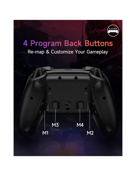 Controlador Inalámbrico EasySMX X20 RGB para PC/Switch/Android Controlador Inalámbrico EasySMX X20 RGB para PC/Switch/Android