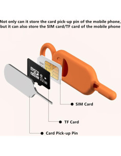 Kit de Extracción de Tarjeta SIM LJFLYXRI - 3 Pcs Tricolor 2