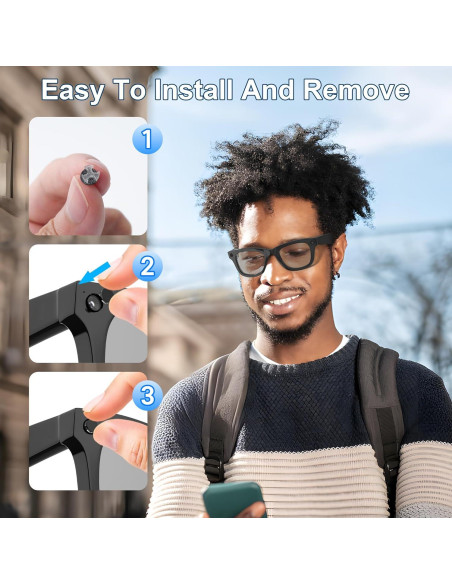 Calcomanías de Bloqueo de Luz LED HIBLOKS 12Pcs para Ray-Ban