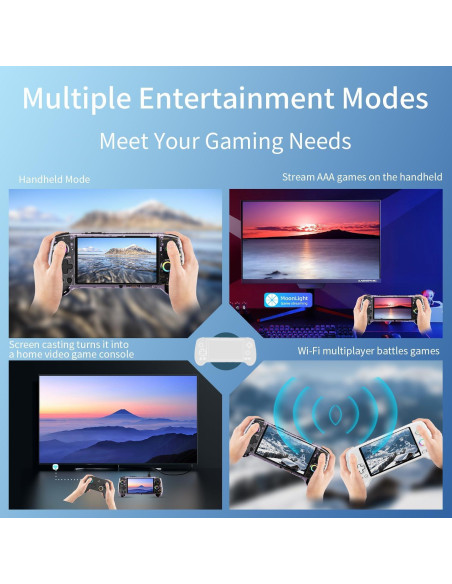 Consola de Videojuegos Portátil Doriteney RG557 5.48" AMOLED