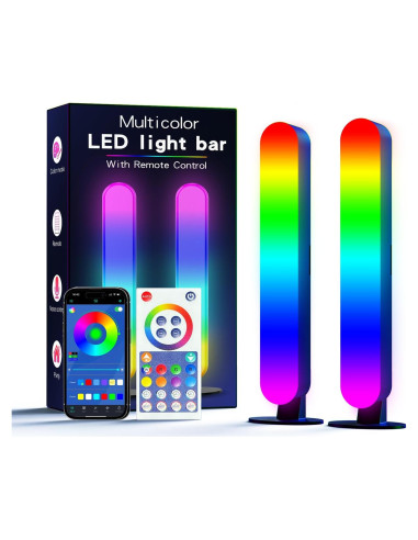 Barra de Luz LED RGB MICTUL 27.4x5.3 cm Control APP