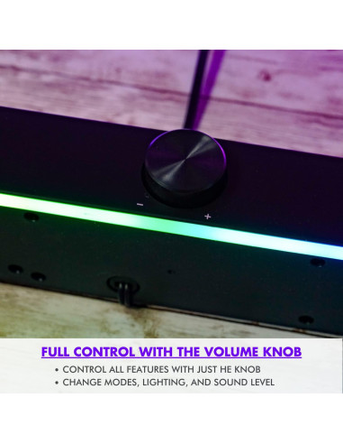 Barra de Sonido Tilted Nation TNPHASERB RGB para PC