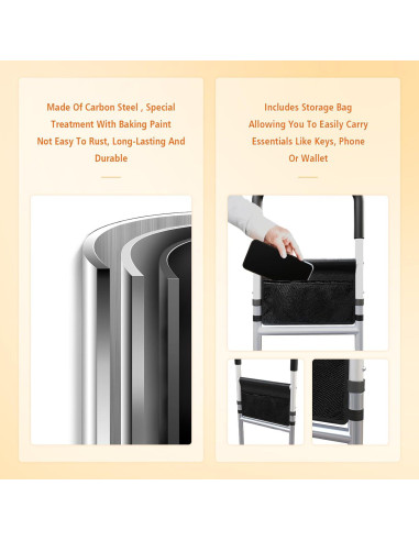 Bastón Ajustable Kwikone para Ancianos - Soporte de Pie 76-94cm