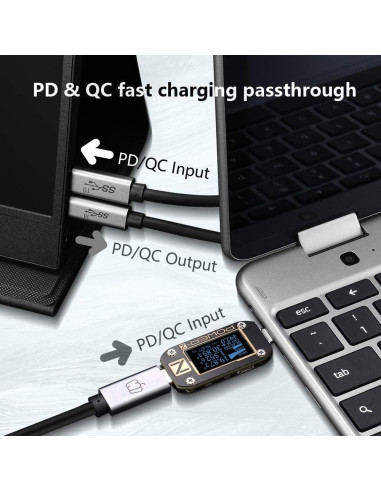 Monitor Portátil PEPPER JOBS XtendViz 15.6" FHD 1080P HDMI USB-C