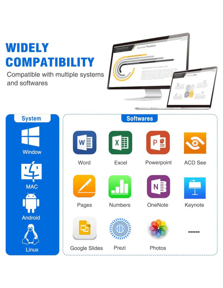 Control Remoto Inalámbrico DINOSTRIKE TK701 para Presentaciones