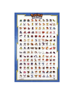 Póster de Película Masterprint Pokémon 28x43 cm