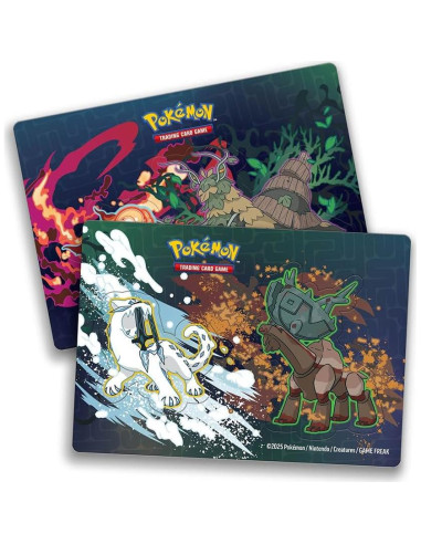 Lata Apilable Pokémon TCG - 3 Paquetes + Stickers Aleatorios