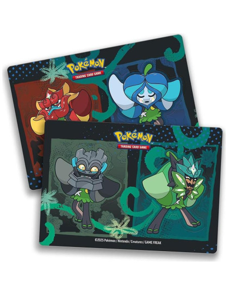 Lata Apilable Pokémon TCG - 3 Paquetes + Stickers Aleatorios Lata Apilable Pokémon TCG - 3 Paquetes + Stickers Aleatorios