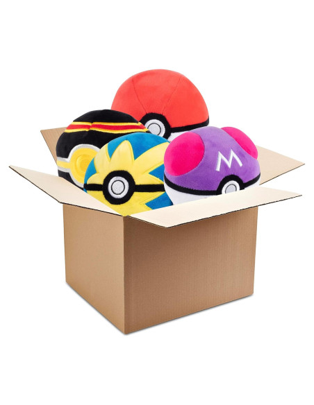 Peluches de Poké Ball Pokémon Jazwares - 2 Pack 12.7 cm