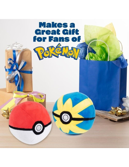 Peluches de Poké Ball Pokémon Jazwares - 2 Pack 12.7 cm