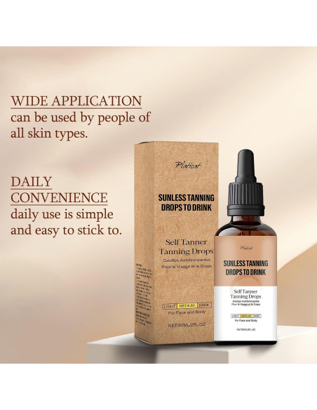 Gotas de Bronceado Sin Sol Platicat 59 ml - Salud Piel