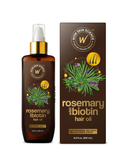 Aceite para el Cabello WOW Ciencia de la Piel 192.78 ml - Biotina y Romero