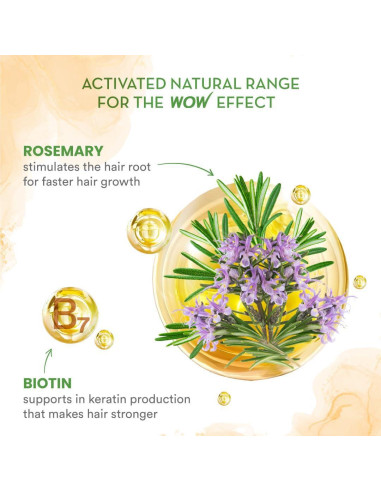 Aceite para el Cabello WOW Ciencia de la Piel 192.78 ml - Biotina y Romero