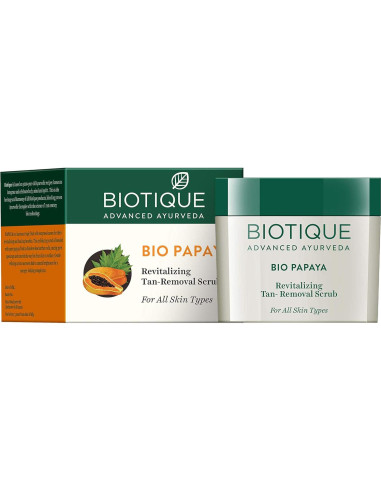 Exfoliante Revitalizante Biotique Papaya 235g - Todo Tipo de Piel