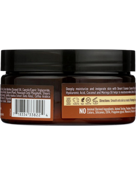 Manteca Corporal de Coco Desert Essence 212g - Hidratación Profunda