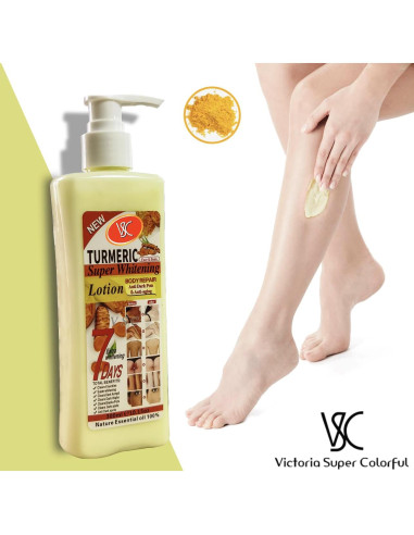 Loción de Cúrcuma Genérica 300ml - Hidratante Antienvejecimiento