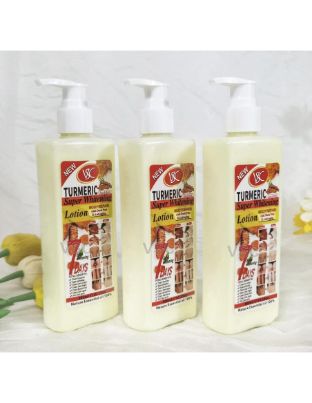 Loción de Cúrcuma Genérica 300ml - Hidratante Antienvejecimiento