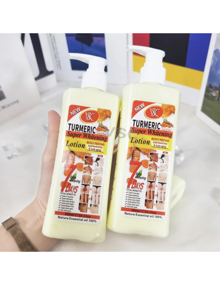 Loción de Cúrcuma Genérica 300ml - Hidratante Antienvejecimiento