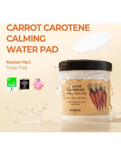 SKINFOOD Set de Limpieza e Hidratación - Espuma de Arroz y Almohadillas de Zanahoria 2