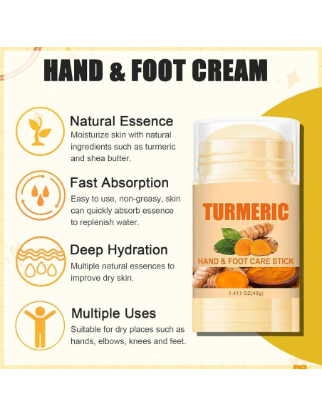 Conjunto Crema Hidratante Urea 60% y Cúrcuma 40g - ASMAYSA