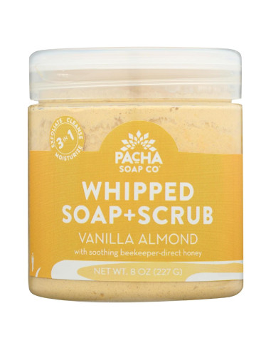 Crema Exfoliante Corporal Pacha Jabón Vainilla Almendra 226g