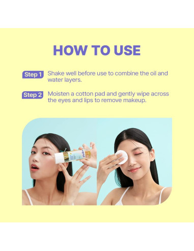 Desmaquillante Suave Plodica para Labios y Ojos 150ml - Vegano