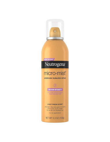 Spray Bronceador Sin Sol Neutrogena Micromist 150 g Intensidad Media