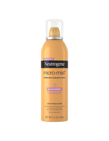 Spray Bronceador Sin Sol Neutrogena Micromist 150 g Intensidad Media