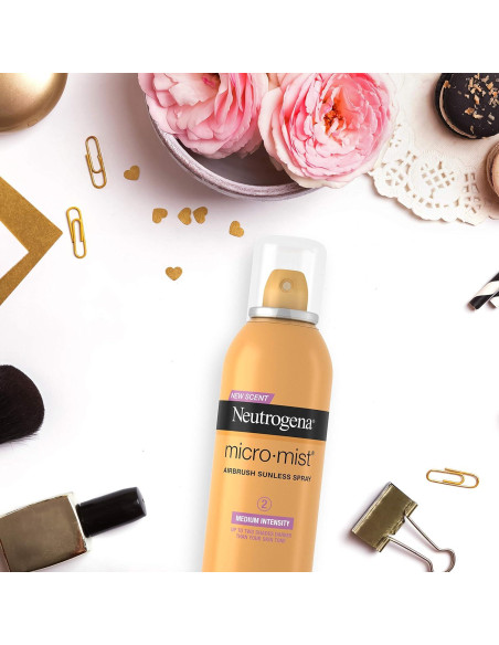 Spray Bronceador Sin Sol Neutrogena Micromist 150 g Intensidad Media