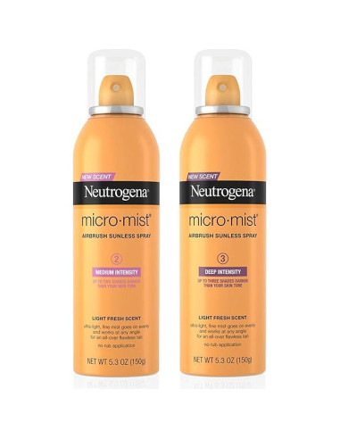 Spray Bronceador Sin Sol Neutrogena Micromist 150 g Intensidad Media