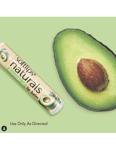 Bálsamo Labial Natural Softlips con Aceite de Aguacate 32g