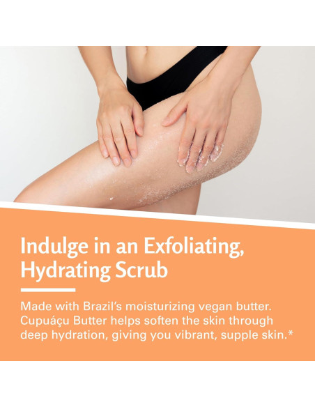 Exfoliante Corporal Brasileño M3 Naturals 453 g Hidratante