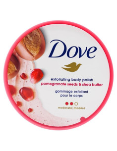 Exfoliante Corporal Dove 298 g Granada y Manteca de Karité